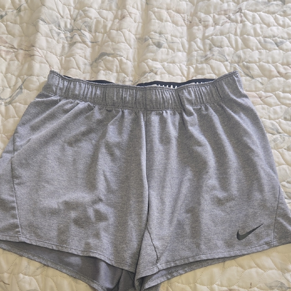 Nike Attack Womens Gray Shorts